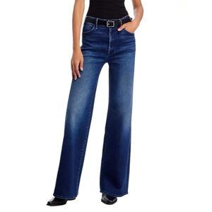 Mother Jeans NWOT Hustler Roller Sneak in Homecoming Wide Leg High Rise 29